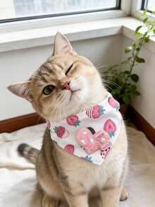 PETSIN 1 Pet Scarf; Dog Collar; Cat Bib; Adjustable Neck Gaiter; Pet Accessories; Pet Supplies