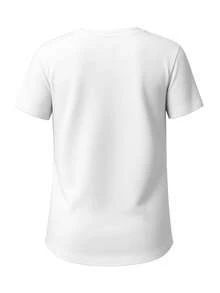Nike Club Women's T-Shirt White - White/Black - View 2