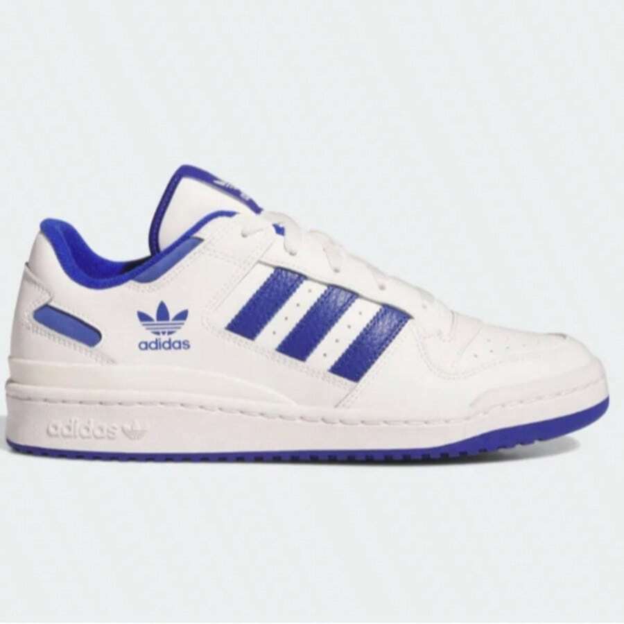 Adidas FORUM LOW CL Men Sneakers White Blue IH7829 - White Blue - View 1