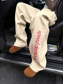 Rovax 女士休闲印花抽绳运动裤，带口袋 - 彩色 - 查看 1