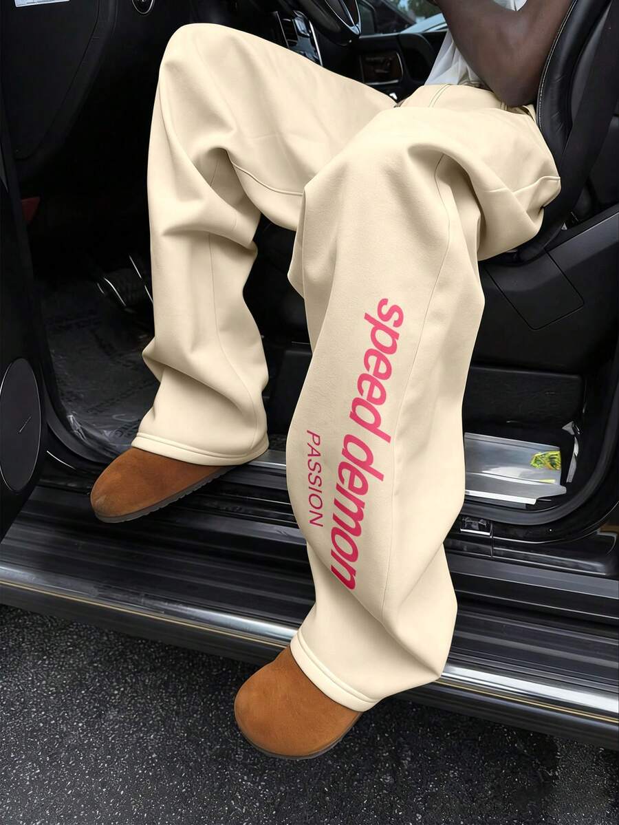 Rovax 女士休闲印花抽绳运动裤，带口袋 - 彩色 - 查看 1