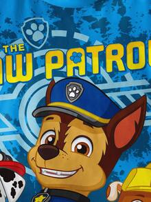 SHEIN | PAW Patrol Young Boy Casual Daily Commute Fashionable Street Cartoon Dog & Letter Tie-Dye Print Short Sleeve T-Shirt - White - View 4