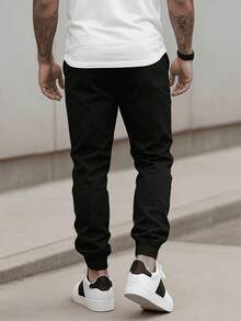 2PCS Pantalón Jogger Cargo para Hombre Casual, Urbano y Cómodo con Bolsillos Laterales Funcionales - SET1 - Ver 6
