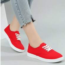 Women Casual Shoes - Red - View 1