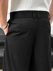 ESTAVOR 男士休闲宽松长裤，带口袋，街头风格 - 米色 - 查看 6