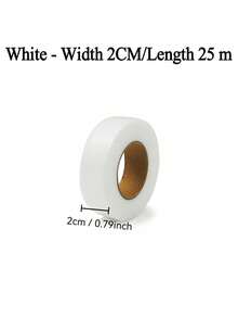 2卷黑白双面布胶带，强力粘性布胶带，适用于DIY缝纫、绗缝、包边、免缝固定——是教师节和母亲节的理想礼物 - 黑色+白色 - 查看 12