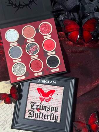 Cursed Chrysalis Palette 9 Colors Eyeshadow Eyeshadow Palette Creamy Matte Grunge Makeup Gothic Long-Lasting High Pigment Shimmer Eyeshadow Brand Beauty Makeup Face Paint Cosmetic For Women Girls Perfect For Winter Ideal For Y2K Fancy Fashion Suitable For Birthday Christmas Gift Party Ready Best Color