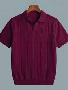 Men Knit Tops - Zang red - View 5