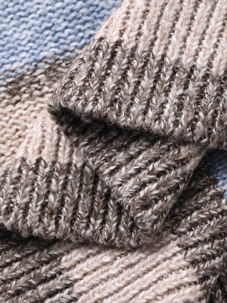 Tween Girls' Casual Striped Turtleneck Sweater, Fall