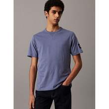 Calvin Klein Men's T-Shirt Grey - Blue - View 4