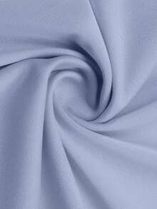 Manfinity Hypemode 男士休闲卡通标语印花T恤，夏季 - 藍色 - 查看 7