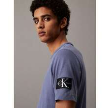 Calvin Klein Men's T-Shirt Grey - Blue - View 3