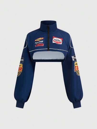 Street Life Vintage Motorcycle Racing Cropped Vest Top