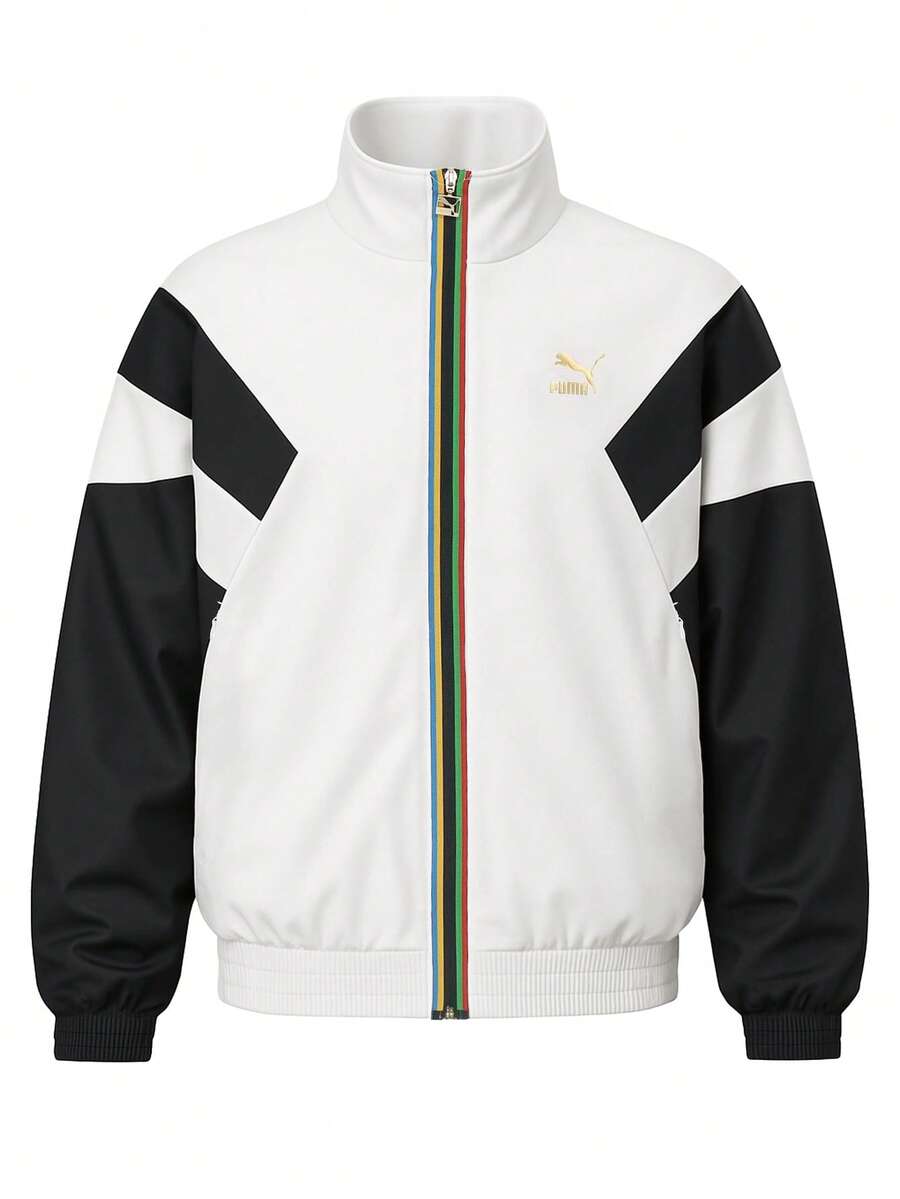 Puma Tfs Men Jacket White - White Black - View 1