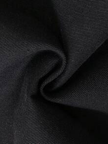 Manfinity EMRG Quần jean ống rộng đính đá lấp lánh unisex - màu đen - Xem 7