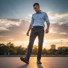 Calzado de hombre fabricado en piel auténtica, suela TR antiderrapante y acabado pegado + cosido. Modelo moderno y minimalista, perfecto para eventos, trabajo o estilo casual elegante. Cómodo, resistente y de alta calidad. Cafe - CAFE - Ver 6