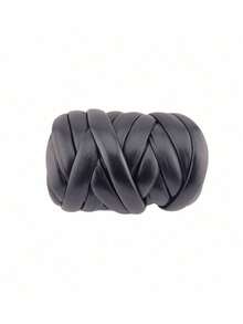 500克闪亮金属粗线（仿皮冰岛羊毛） - 超大粗线，适用于DIY毯子、包包、枕头、地毯和宠物床，闪光PU工艺纱线，不掉毛纤维，巨型钩针编织套装 - 彩色 - 查看 15