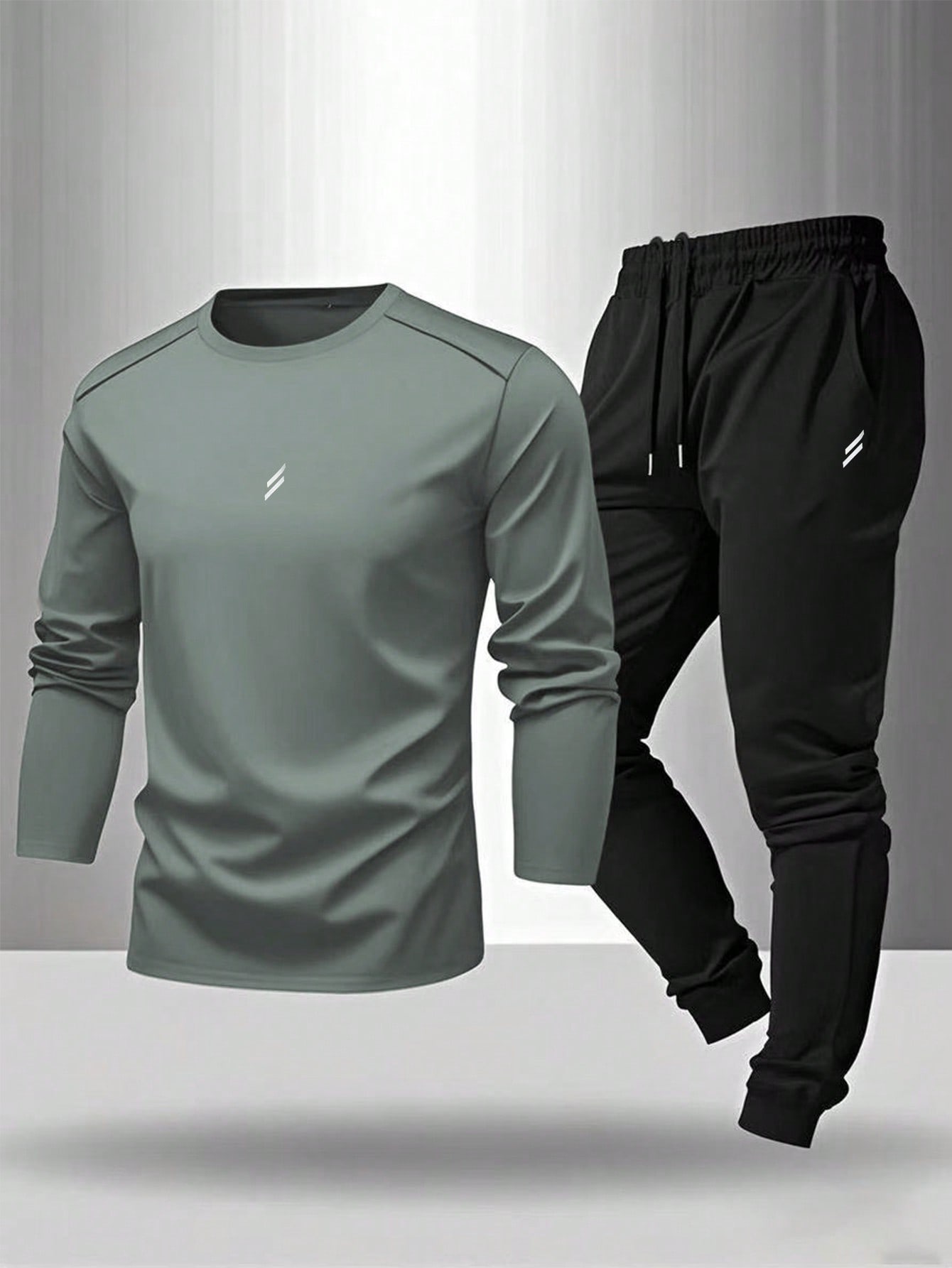 Gym Rark مجموعة رياضية للرجال، تي شيرت بأكمام طويل...