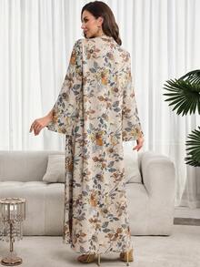 Al Najma 新款宽松休闲度假拼接连衣裙 - 彩色 - 查看 6