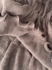 Avenne Sleeveless Ruffle Hem Midi Dress For Women - Brown - View 7