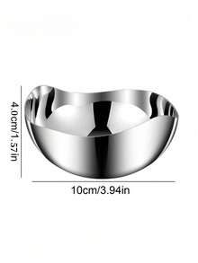 Cirelle Bát tráng miệng bằng thép không gỉ - Khay phục vụ hiện đại cho trái cây, chà là và các loại hạt, hoàn hảo cho việc tiếp khách và làm quà tặng. - Nhiều màu - Xem 5