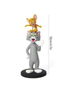 TOM & JERRY X SHEIN Cute And Interesting Figurines, Desktop Decorations,Gifts - Multicolor - View 3