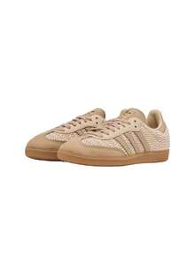 Adidas Samba OG 女鞋 Sand Strata / Magic Beige / Gum JR9446 - 沙層/魔幻米色/膠木色 - 查看 4