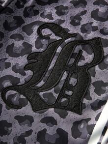 PAVTROS Men's Street-Style Leopard Print Side Stripe Embroidered Hoodie Set, Suitable For Outdoor Music Festivals, Casual Outings, Gifts For Boyfriend/Husband, Anniversary Gifts Designer Sweatsuit Mens Tracksuit Set Jogging Suits Mens Jogging Set - Multicolor - View 3