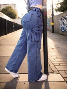 Women Jeans - Dark Wash - View 4