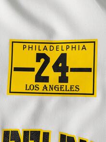 PAVTROS Shorts de sport décontractés à imprimé bicolore pour hommes - Blanc - Voir 8