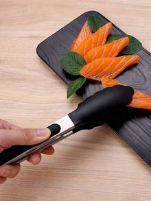 1个不锈钢厨房夹 - 多功能可锁定尖头烧烤夹，厨房食物夹，耐热烹饪夹，适用于烧烤、沙拉、烘焙 - 必备厨房工具 - 彩色 - 查看 17