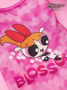 THE POWERPUFF GIRLS X PETSIN 1 Piece Cute Big Eyed Girl Letter Printed Pet Vest, Skin Friendly And Breathable Pet Clothing - Multicolor - View 15