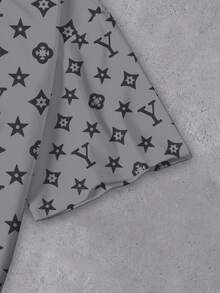 Manfinity Dauomo 男士圆领短袖全印花休闲夏季T恤