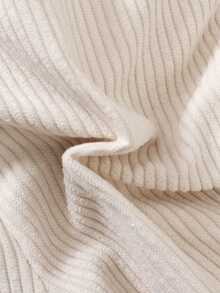 SHEIN Vintaside Kids Baby Girls' Fashion Corduroy Bow Pants, Casual Trousers For Spring, Autumn & Winter - Multicolor - View 3