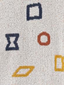 Manfinity Unisex Men's Geometric Pattern Turtleneck Long Sleeve Casual Sweater, Autumn/Winter - Apricot - View 7