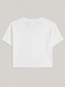 Top Crop con Frase Fitness "Gym Therapy" - Blanco - Ver 2