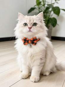 PETSIN 1 Pet Bow Tie Heart Collar Adjustable Neck Circumference Cat Collar Dog Collar Pet Supplies - Multicolor - View 2