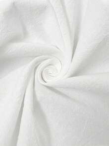 EMERY ROSE Đầm dài nữ màu trơn, kiểu dáng đơn giản, thoải mái hàng ngày, thích hợp đi làm hoặc đi nghỉ mát, thắt eo, mùa xuân/thu. - trắng - Xem 8