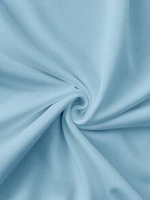 INAWLY 女式宽松拉链领羊毛衫，纯色，秋冬 - 藍色 - 查看 7