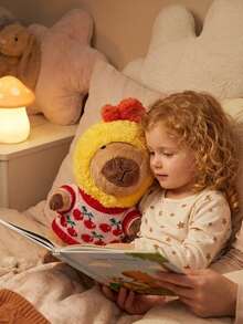 9 件水豚毛绒玩具带衣服配饰儿童水豚填充动物幼儿过家家装扮生日礼物 3 4 5 6 7 8 岁男孩女孩