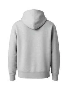 Nike Solo Swoosh Men's Hoodie Grey - Dk Grey Heather/White - View 2