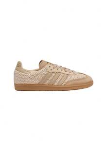 Adidas Samba OG 女鞋 Sand Strata / Magic Beige / Gum JR9446 - 沙層/魔幻米色/膠木色 - 查看 1