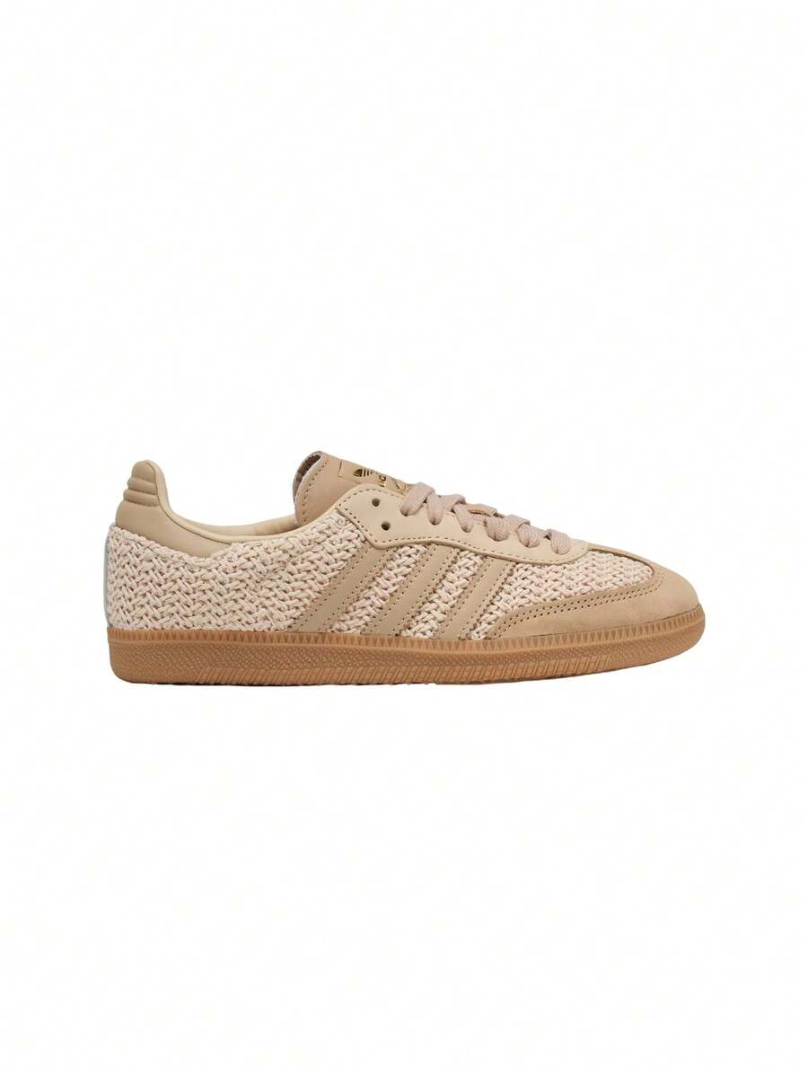 Adidas Samba OG 女鞋 Sand Strata / Magic Beige / Gum JR9446 - 沙層/魔幻米色/膠木色 - 查看 1