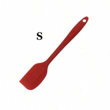 1 pieza/2 piezas Espátula de silicona para hornear y crema, resistente a altas temperaturas, raspador de pasteles integrado, raspador de mantequilla - Multicolor - Ver 13