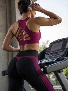 Innovista Nahtlose Sport-Leggings mit hoher Unterstützung, hochgeschnittenem Bund, V-Rücken, für täglichen Athleisure-Stil, Yoga, Pilates, HIIT-Training, Büro bis Gym, Aktivbekleidung Unterteil, butterweich, strukturierte Hose, Bewegungskomfort, Bauchkontrolle, Kompression, Kniebeugen-geeignet, nahtlos, für Cardio, Outdoor-Übungen, UV-Schutz, rot, schwarz, Fitness für arbeitende Mütter