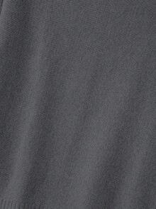 EMERY ROSE Women's Elegant Loose Long Sleeve Tie-Waist Knit Sweater And Pants Set, Plus Size, Suitable For Outings, Parties, And Wedding Guests, Autumn/Winter Knit Two Piece Set Two Piece Lounge Set Grey Two Piece Set Sweater Set Comfortable Two Piece Set - Grey - View 4