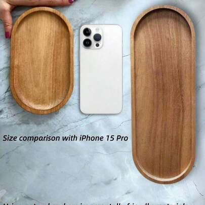 Wooden Trays - Trays, Suitable For All Seasons, Multi-Purpose Snack Trays, Dessert Trays, Cheese Trays, Fruit Trays, Washable, Decorative, Luxurious Kitchen Accessories