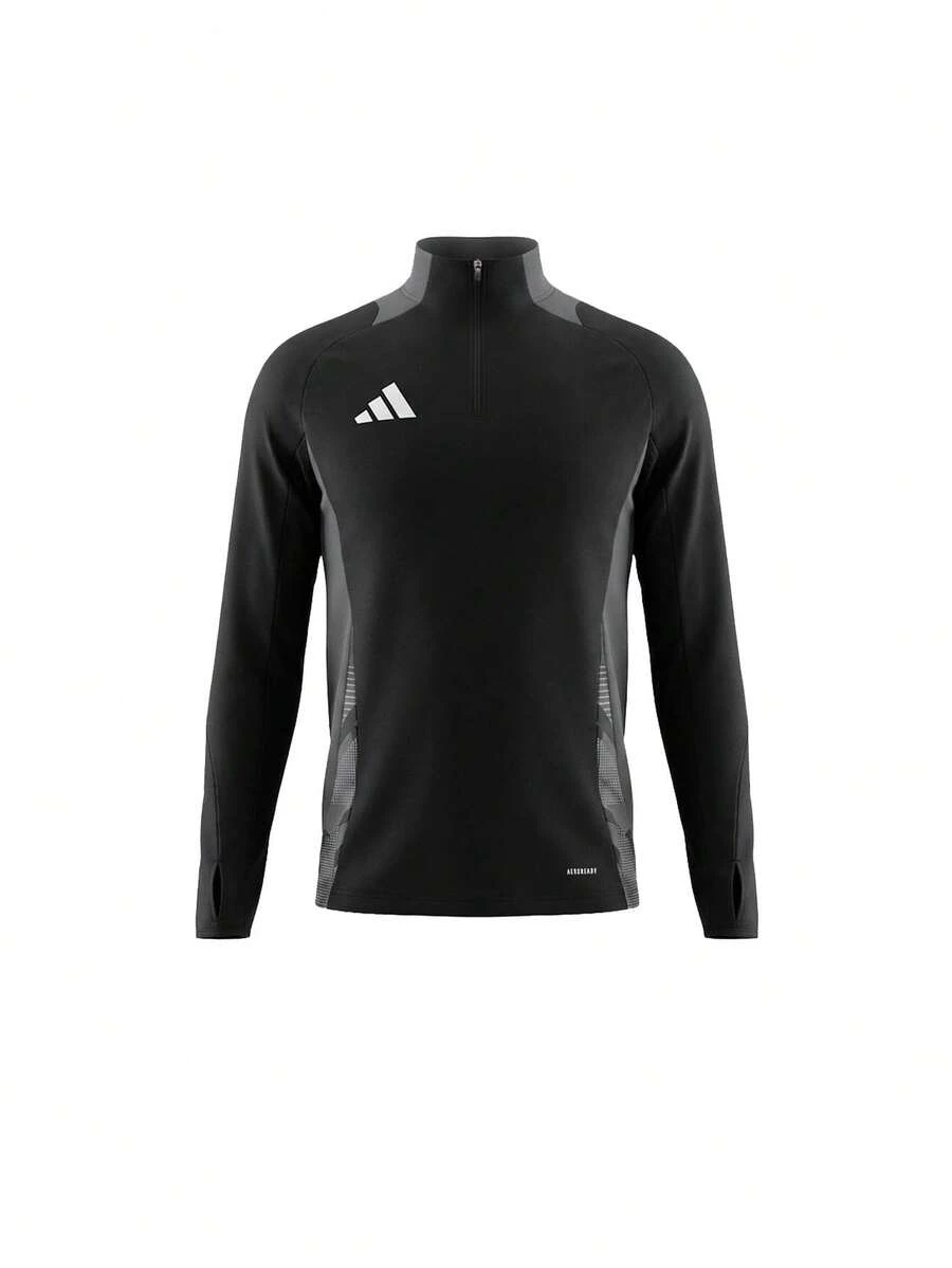 Adidas Tiro 24 Kids 1/4 Training Top Black - Black/Team dark grey - Ver 1