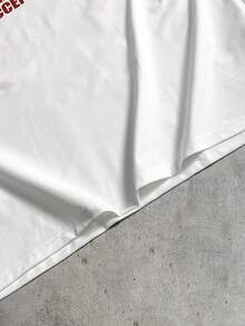 AXEPEAK Men's Casual Printed Round Neck Short Sleeve T-Shirt - White - View 6