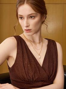 MOTF PREMIUM 3PCS GEOMETRIC CHARM NECKLACE - Gold - View 5